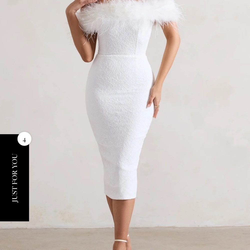 Elegant White Off-Shoulder Dress
